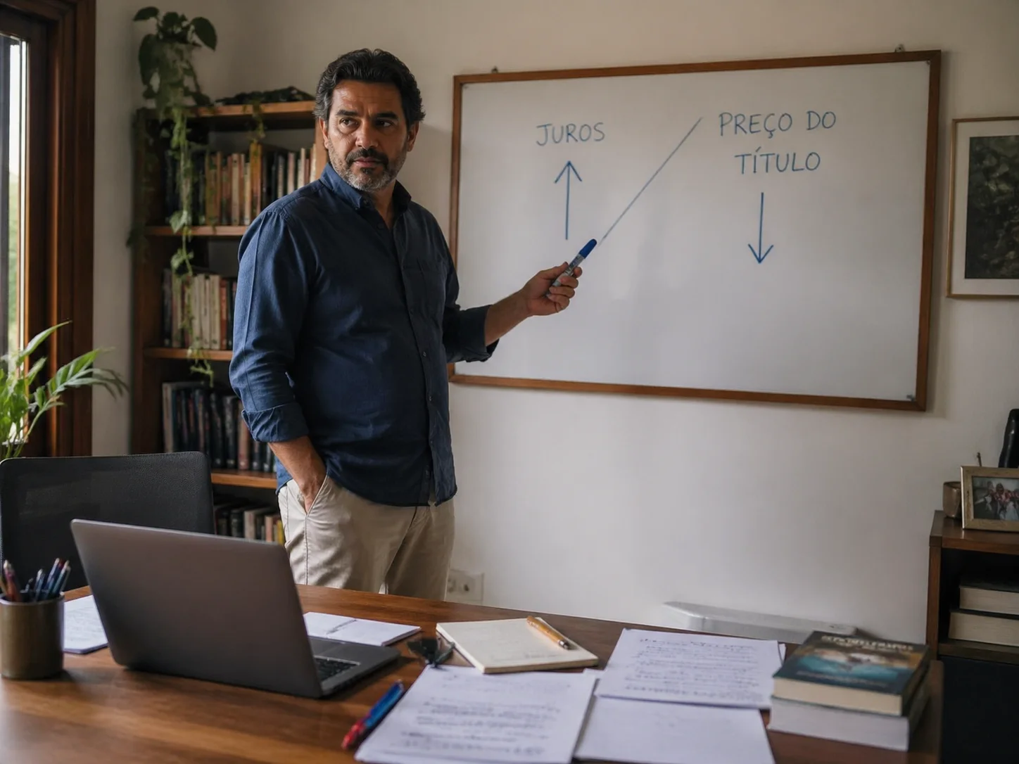 Como a variação da taxa de juros afeta o preço dos títulos