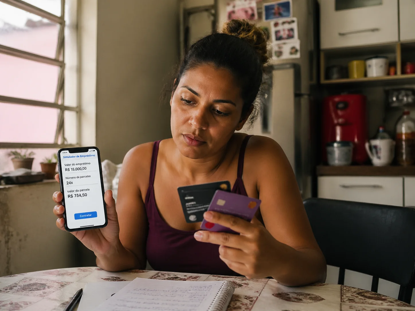 Empréstimo pessoal versus cartão de crédito para consolidar dívidas