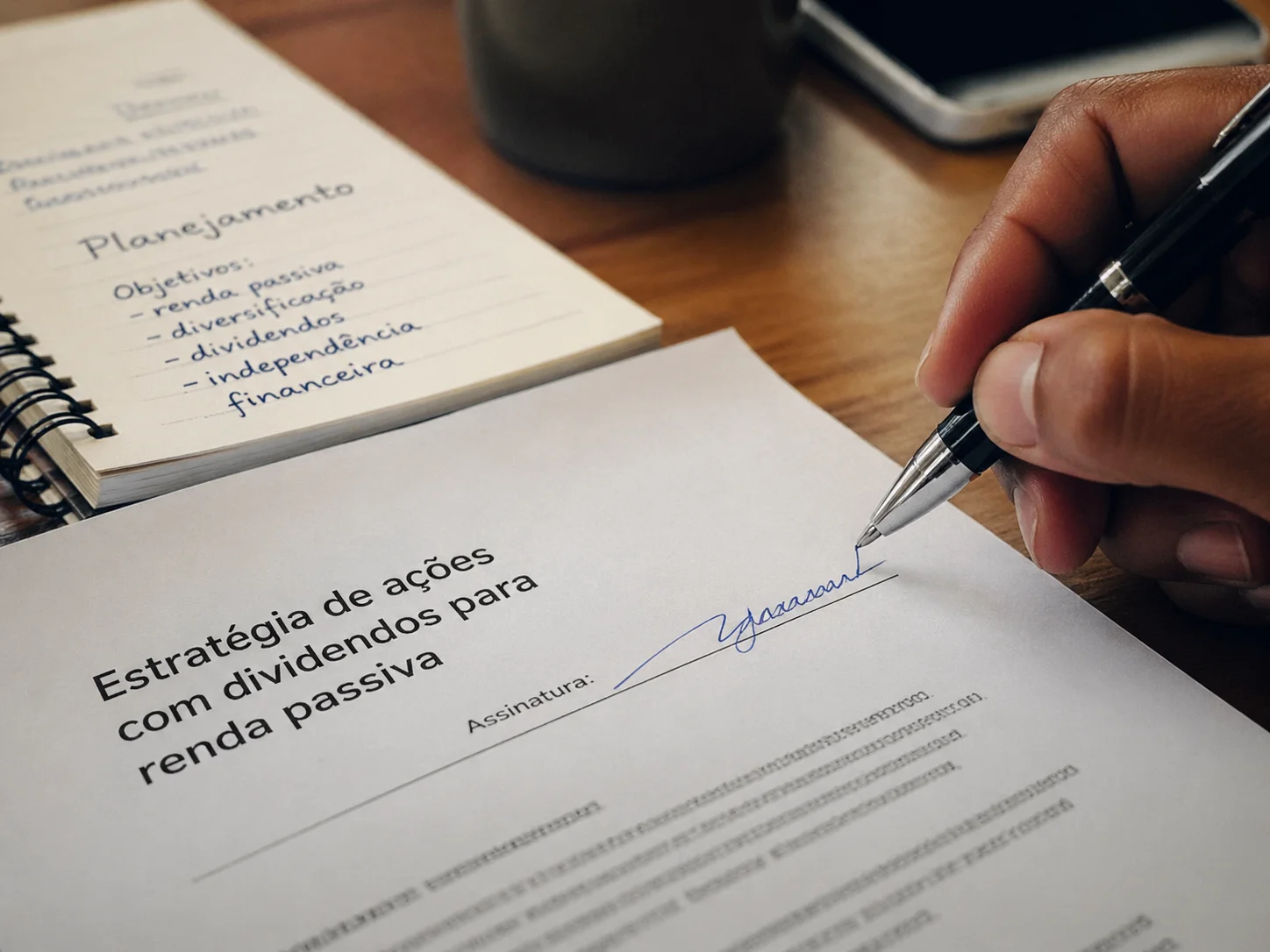 Estratégia de ações com dividendos para renda passiva