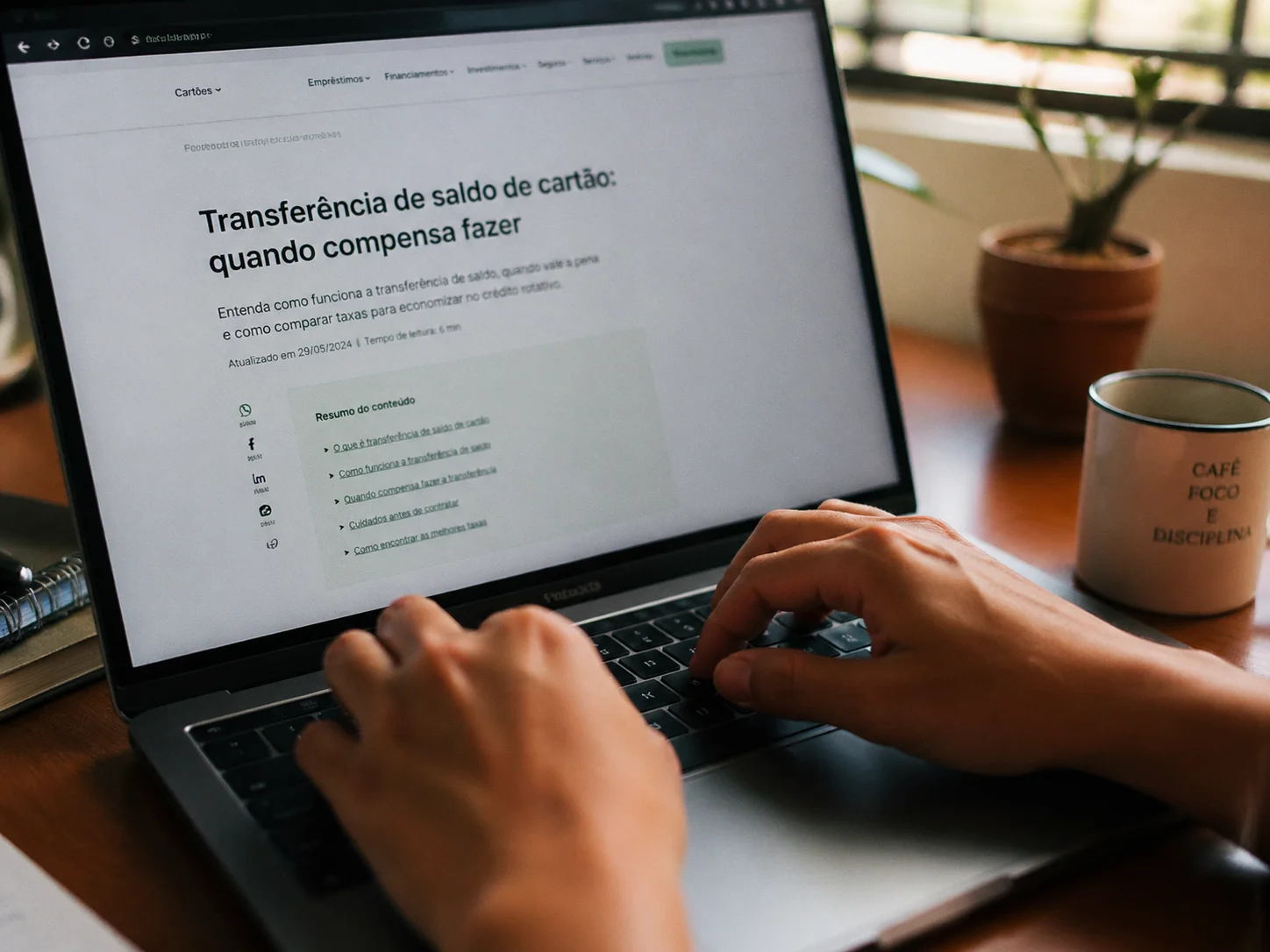 Transferência de saldo de cartão: quando compensa fazer