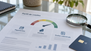 ## Como o score é calculado, de forma simplificada