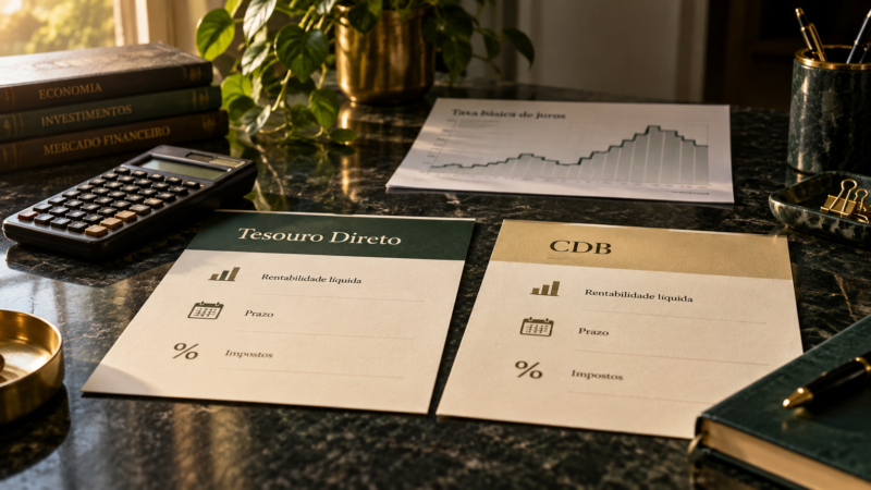 Tesouro Direto ou CDB: Qual Rende Mais com a Selic em 14%